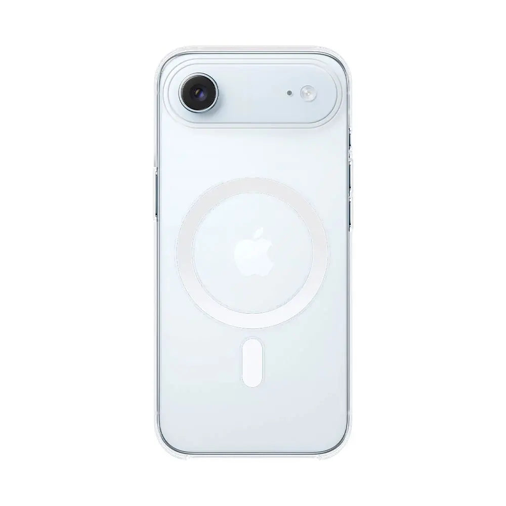 Coque Silicone MagSafe Compatible pour Apple iPhone 17 Air Transparent